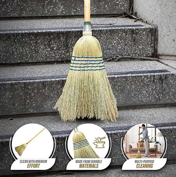  Traditional Corn Broom.