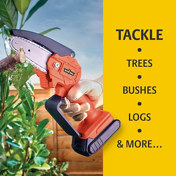 20V Cordless Rechargeable Mini Chainsaw.