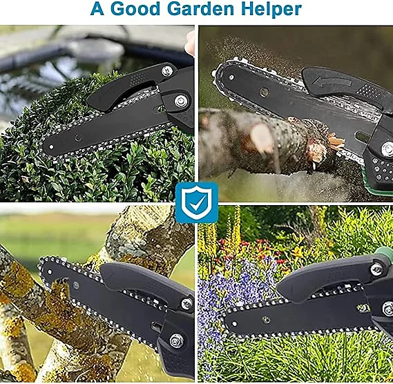 8-Inch Portable Cordless Mini Chainsaw.