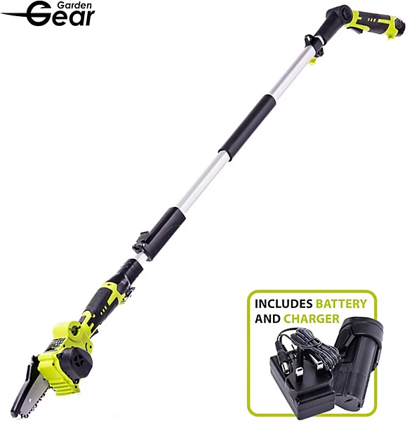 Garden Gear 12V Telescopic Chainsaw Kit.