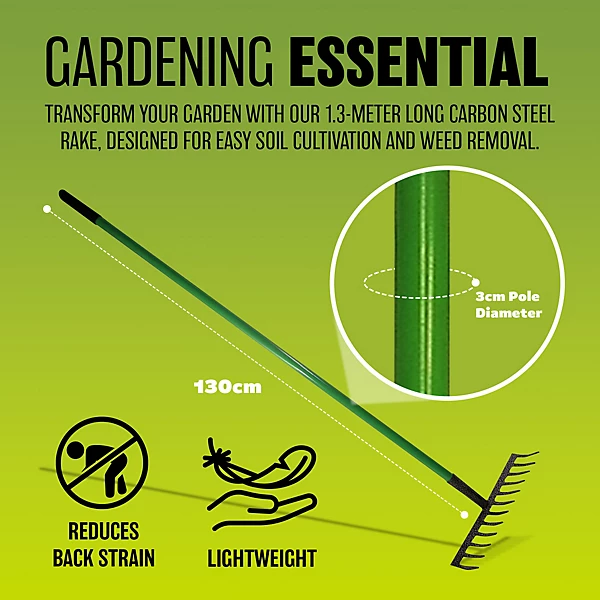 Tooth Lawn Rake Shaft.