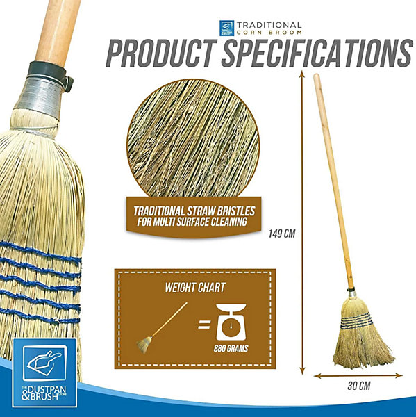 Traditional Corn Broom.