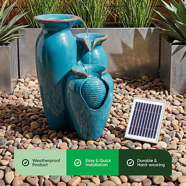 Azure Grecian Pots Fountain.